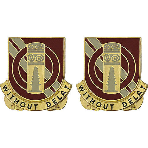 25th Support Battalion Unit Crest (Without Delay) - Sold in Pairs