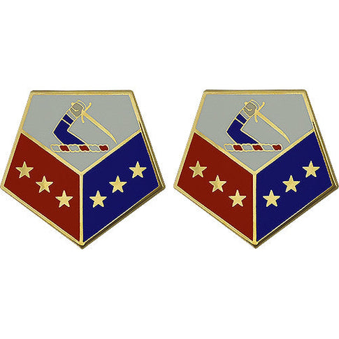 26th Maneuver Enhancement Brigade Unit Crest (No Motto) - Sold in Pairs