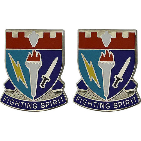 Special Troops Battalion, 26th Infantry Brigade Combat Team Unit Crest (Fighting Spirit) - Sold in Pairs