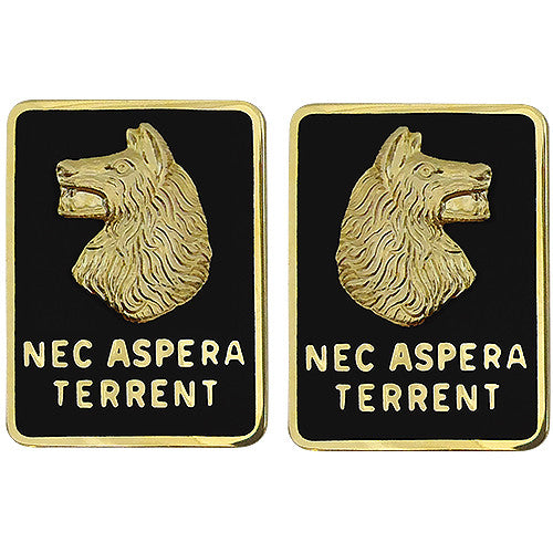 27th Infantry Regiment Unit Crest (Nec Aspera Terrent) Army Unit Crests 