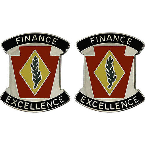 28th Finance Battalion Unit Crest (Finance Excellence) - Sold in Pairs