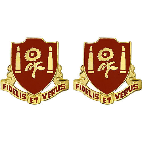 29th Field Artillery Regiment Unit Crest (Fidelis Et Verus) Army Unit Crests 