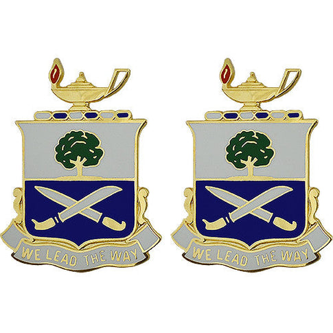 29th Infantry Regiment Unit Crest (We Lead the Way) - Sold in Pairs