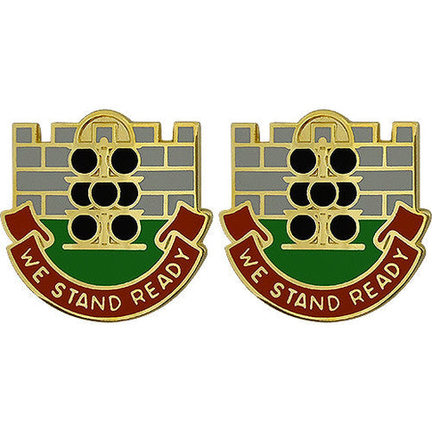 29th Infantry Division Artillery Unit Crest (We Stand Ready) - Sold in Pairs