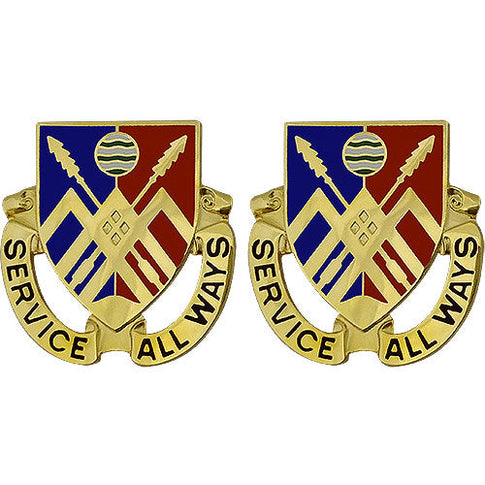 29th Support Battalion Unit Crest (Service All Ways) - Sold in Pairs
