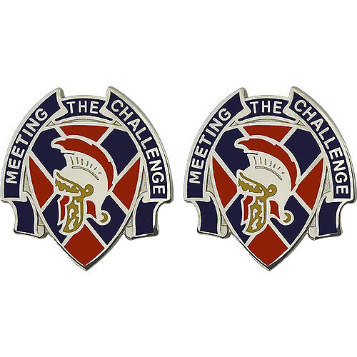 30th Adjutant General Battalion Unit Crest (Meeting the Challenge) Army Unit Crests 