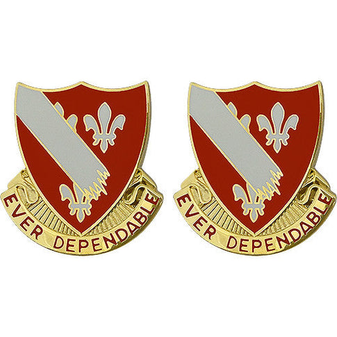 30th Engineer Brigade Unit Crest (Ever Dependable) - Sold in Pairs