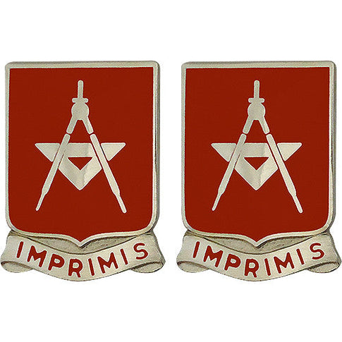30th Engineer Battalion Unit Crest (Imprimis) - Sold in Pairs