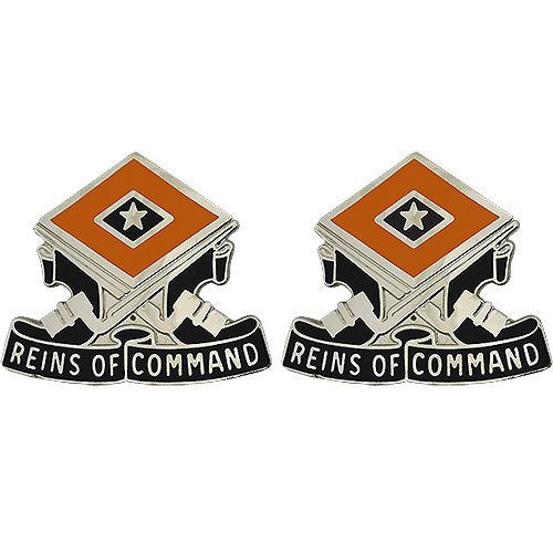 30th Armored Brigade Special Troops Battalion (Reins of Command) Army Unit Crests 
