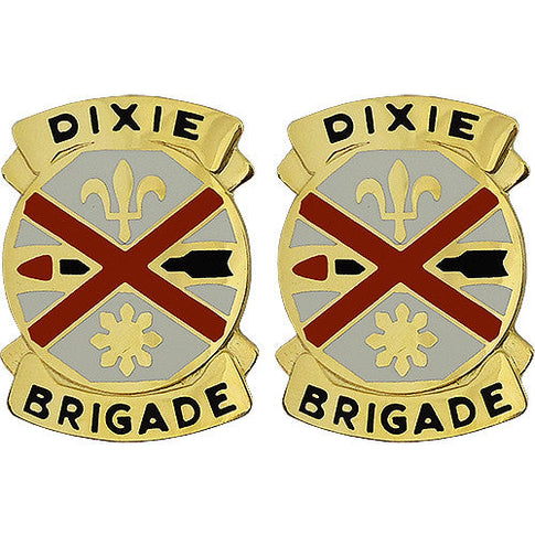 31st Chemical Brigade Unit Crest (Dixie Brigade) - Sold in Pairs