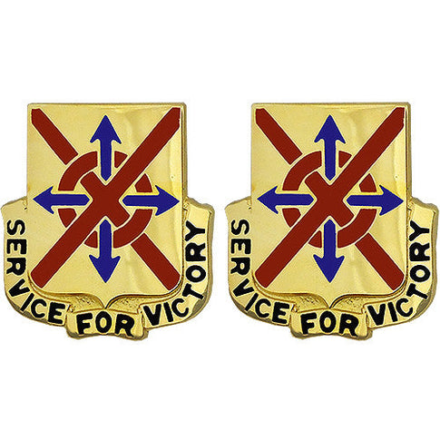 31st Support Battalion Unit Crest (Service for Victory) - Sold in Pairs
