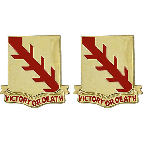 32nd Cavalry Regiment Unit Crest (Victory or Death) - Sold in Pairs