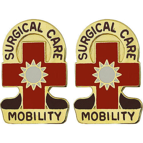 32nd Combat Support Hospital Unit Crest (Surgical Care Mobility) - Sold in Pairs
