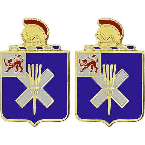 32nd Infantry Regiment Unit Crest (No Motto) - Sold in Pairs