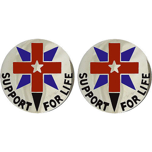 32nd Medical Battalion Unit Crest (Support For Life) Army Unit Crests 