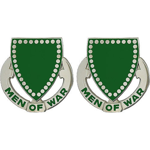 33rd Armor Regiment Unit Crest (Men of War) - Sold in Pairs