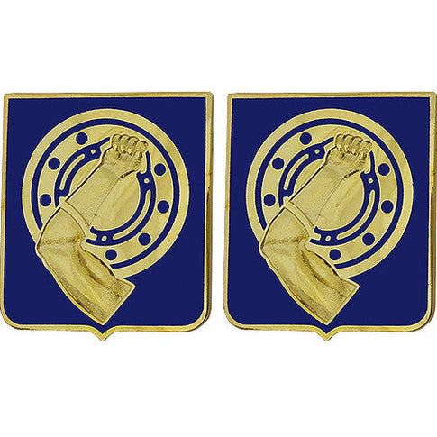 34th Armor Regiment Unit Crest (No Motto) - Sold in Pairs