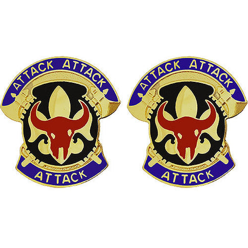 34th Infantry Division Unit Crest (Attack Attack Attack) - Sold in Pairs