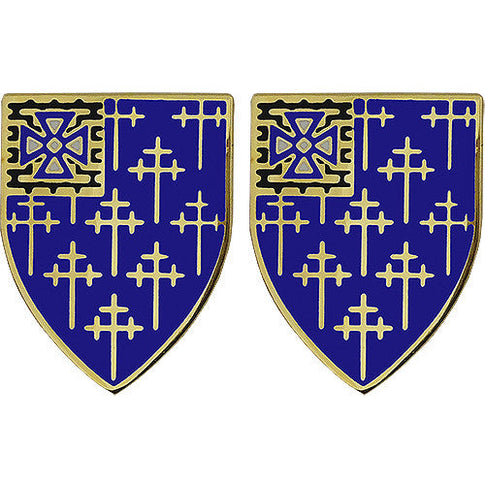 34th Infantry Regiment Unit Crest (No Motto) - Sold in Pairs