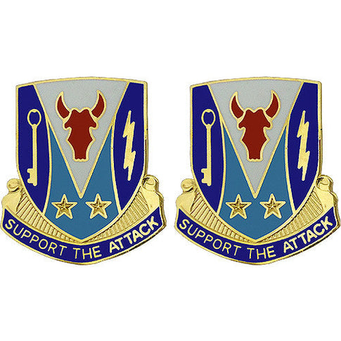 Special Troops Battalion, 34th Infantry Division Unit Crest (Support the Attack) - Sold in Pairs