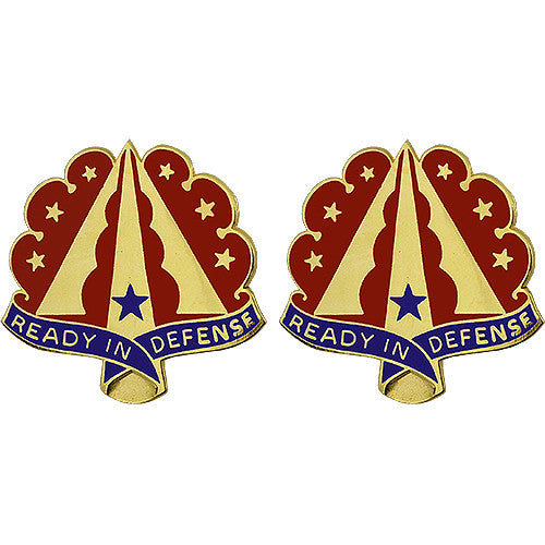 35th ADA (Air Defense Artillery) Brigade Unit Crest (Ready in Defense) Army Unit Crests 