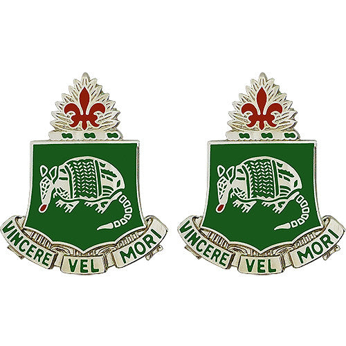 35th Armor Regiment Unit Crest (Vincere Vel Mori) Army Unit Crests 