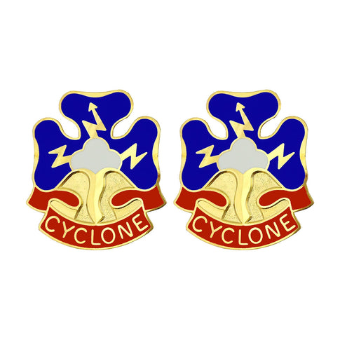 38th Infantry Division Unit Crest (Cyclone) - Sold in Pairs