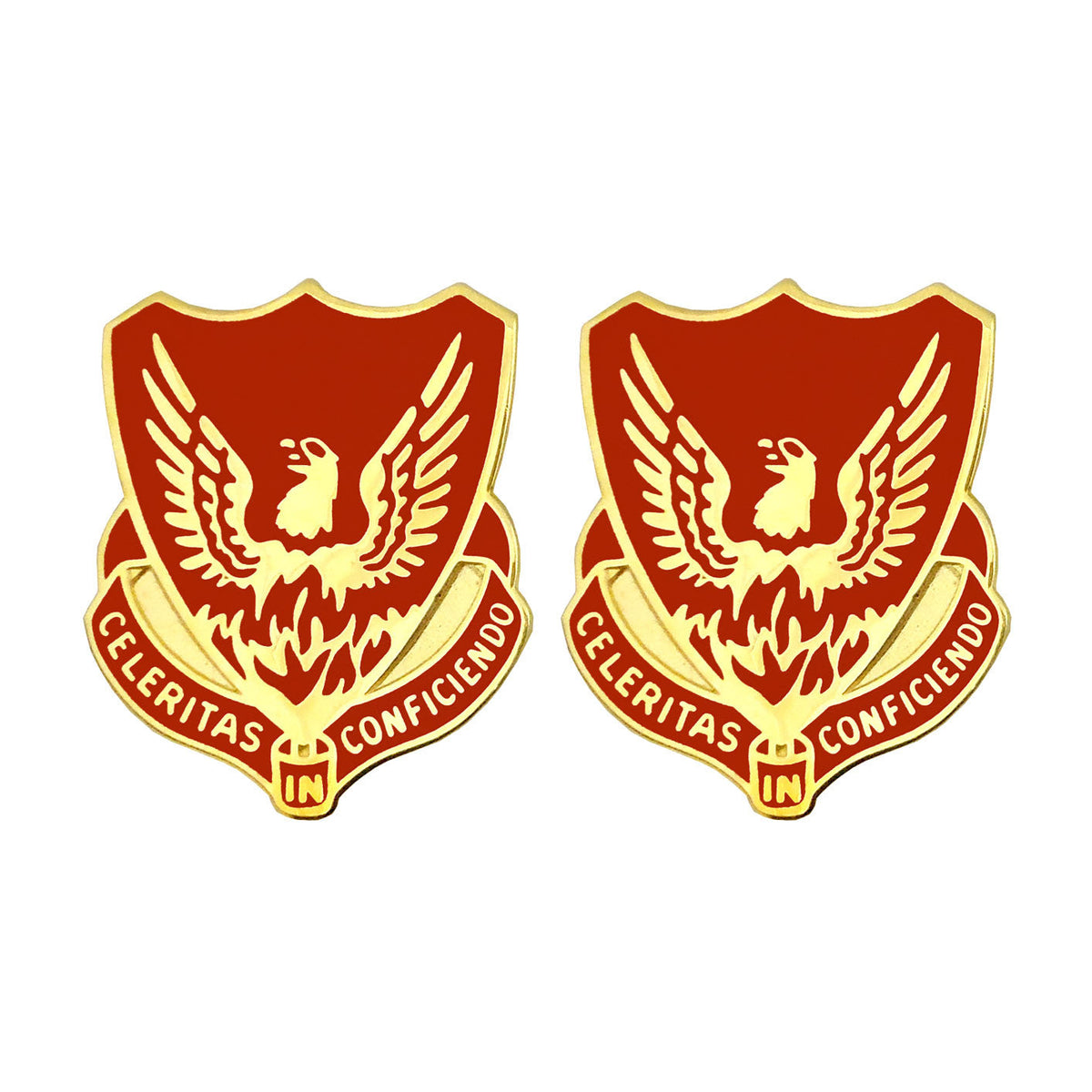 39th Field Artillery Regiment Unit Crest (Celeritas In Conficiendo) Army Unit Crests 