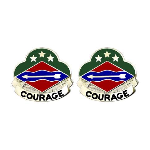 39th Infantry Brigade Unit Crest (Courage) - Sold in Pairs