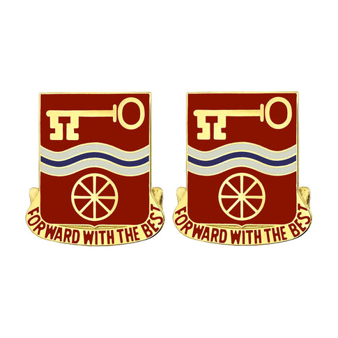 40th Support Battalion Unit Crest (Forward With the Best) - Sold in Pairs