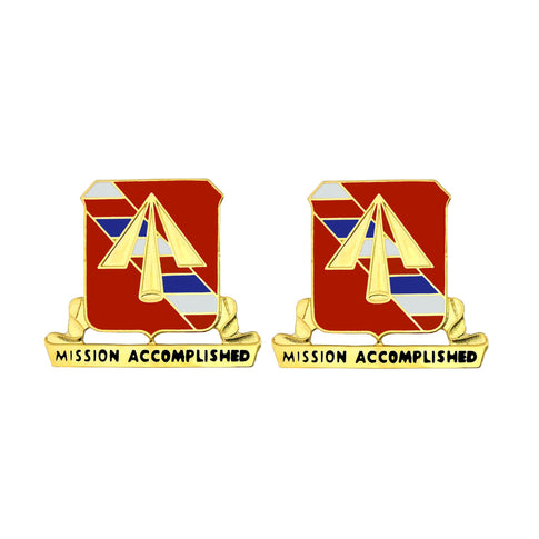 41st Field Artillery Regiment Unit Crest (Mission Accomplished) - Sold in Pairs