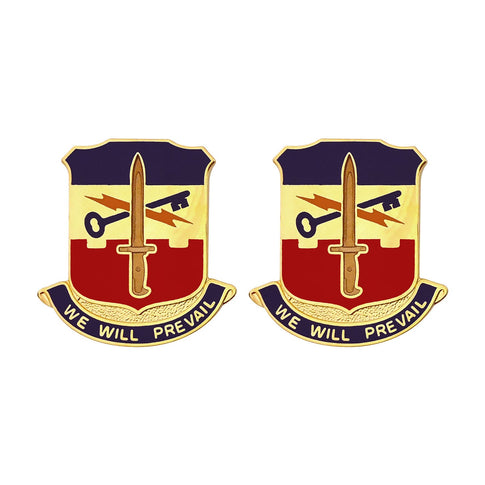 Special Troops Battalion, 41st Infantry Brigade Combat Team Unit Crest (We Will Prevail) - Sold in Pairs