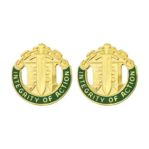 42nd Military Police Brigade Unit Crest (Integrity of Action) - Sold in Pairs