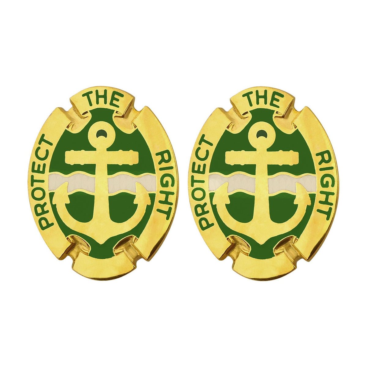 43rd Military Police Brigade Unit Crest (Protect the Right) Army Unit Crests 
