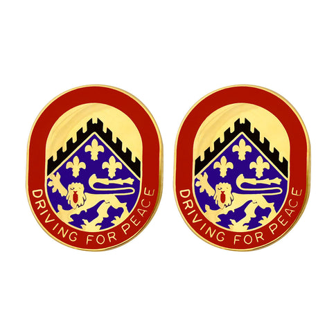 44th Corps Support Battalion Unit Crest (Driving for Peace) - Sold in Pairs