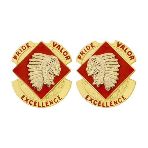 45th Field Artillery Brigade Unit Crest (Pride Valor Excellence) - Sold in Pairs