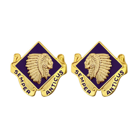 45th Infantry Brigade Combat Team Unit Crest (Semper Anticus) - Sold in Pairs