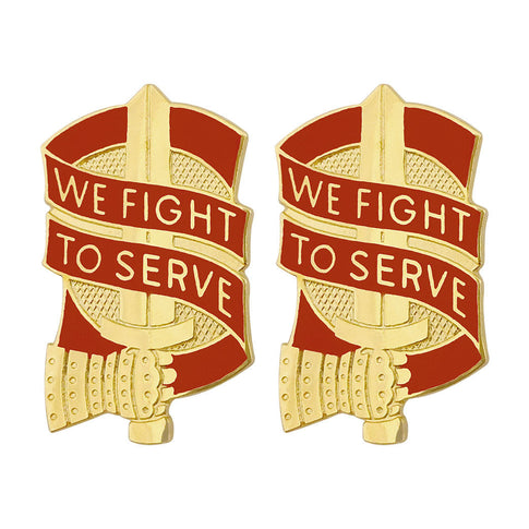 45th Sustainment Brigade Unit Crest (We Fight to Serve) - Sold in Pairs