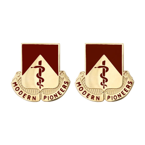 47th Support Battalion Unit Crest (Modern Pioneers) - Sold in Pairs