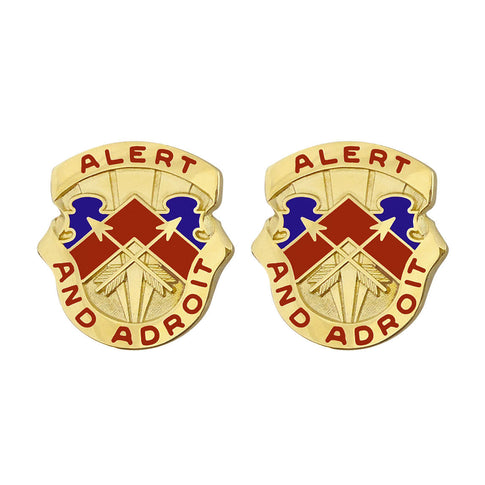 49th ADA (Air Defense Artillery) Group Unit Crest (Alert and Adroit) - Sold in Pairs