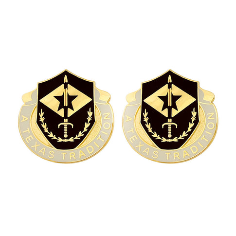 49th Finance Battalion Unit Crest (A Texas Tradition) - Sold in Pairs