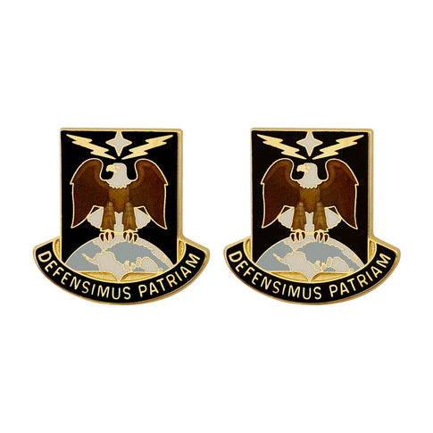 49th Missile Defense Battalion Unit Crest (Defensimus Patriam) - Sold in Pairs