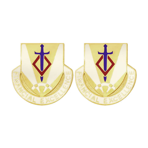 50th Finance Battalion Unit Crest (Financial Excellence) - Sold in Pairs