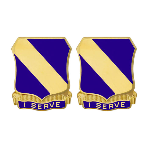 51st Infantry Regiment Unit Crest (I Serve) - Sold in Pairs