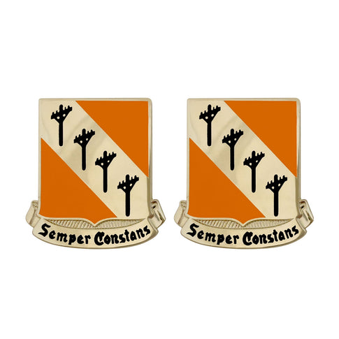 51st Signal Battalion Unit Crest (Semper Constans) - Sold in Pairs