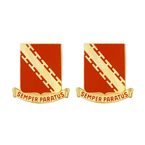 52nd ADA (Air Defense Artillery) Regiment Unit Crest (Semper Paratus) - Sold in Pairs