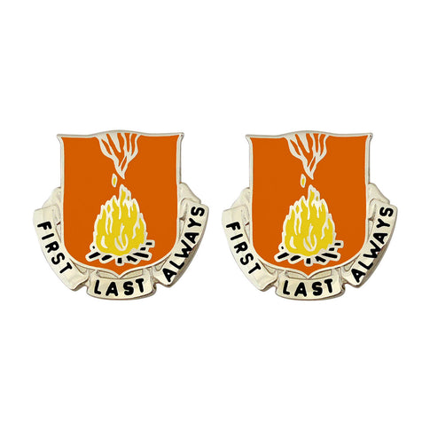 53rd Signal Battalion Unit Crest (First Last Always) - Sold in Pairs