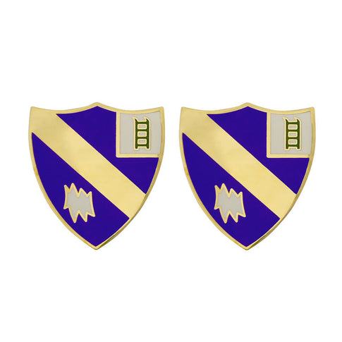 54th Infantry Regiment Unit Crest (No Motto) - Sold in Pairs