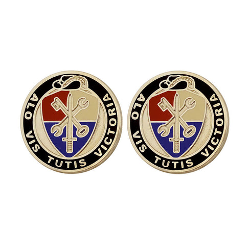 55th Sustainment Brigade Unit Crest (Alo Vis, Tutis Victoria) - Sold in Pairs