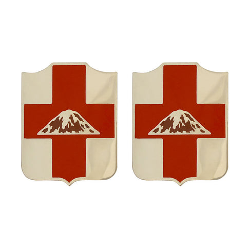 56th Medical Battalion Unit Crest (No Motto) - Sold in Pairs